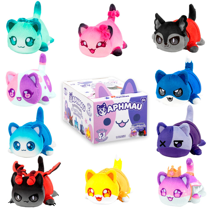 Aphmau 6” MeeMeow Mystery Plush – Series 6; YouTube Gaming Channel, Blind Box, 1 of 8 Possible, Friends MeeMeows, Official Merch, STYLES MAY VARY