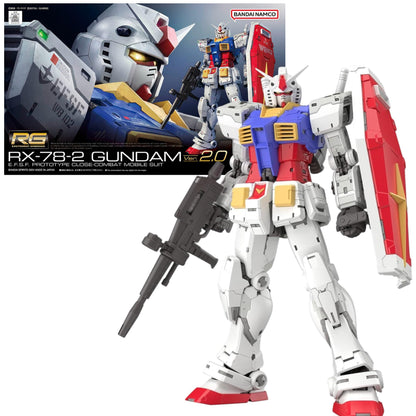 BANDAI Spirits Gundam - RG 1/144 RX-78-2 Gundam Ver. 2.0 - Model Kit