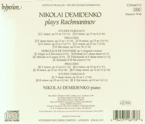 Demidenko Plays Rachmaninov