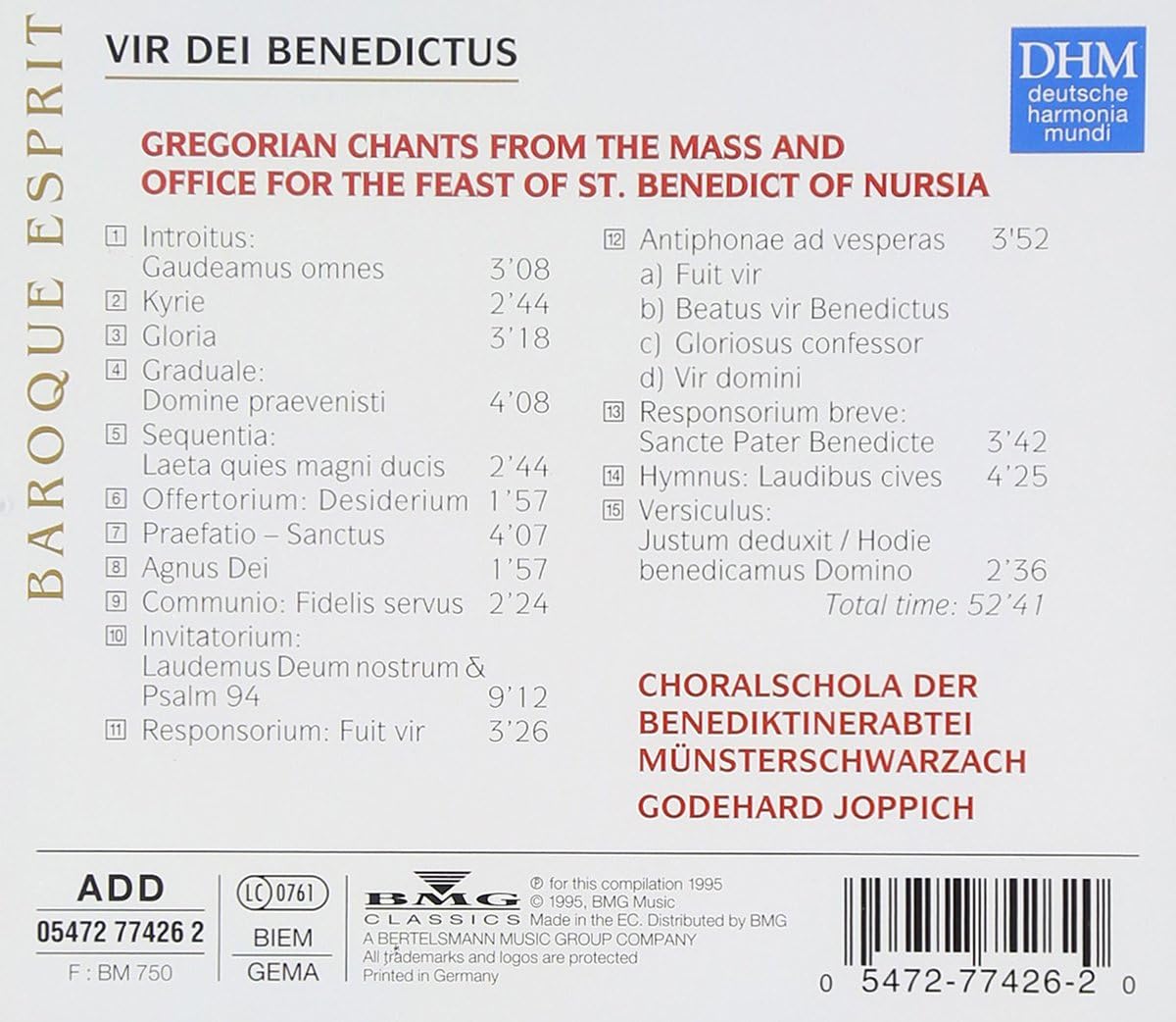 v/a - Vir Dei Benedictus