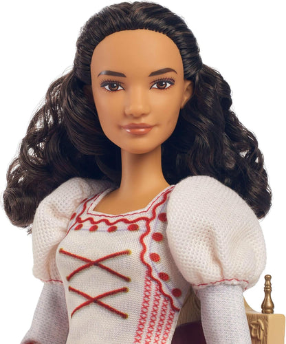 Mattel Wicked, Nessarose Fashion Doll & Accessories, Including Wheelchair, with Brown Curly Hair, Possibility & Removable Ballroom Look, HXY36