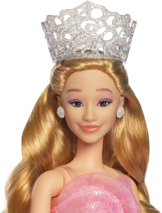 Mattel Wicked, Deluxe Glinda Fashion Doll & Accessories Including Crown & Scepter, Movie-Inspired Look with Posability, HXY37