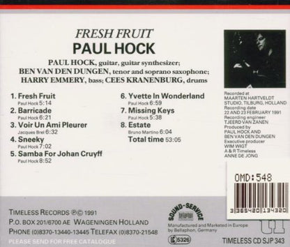 Paul Hock - Fresh Fruit