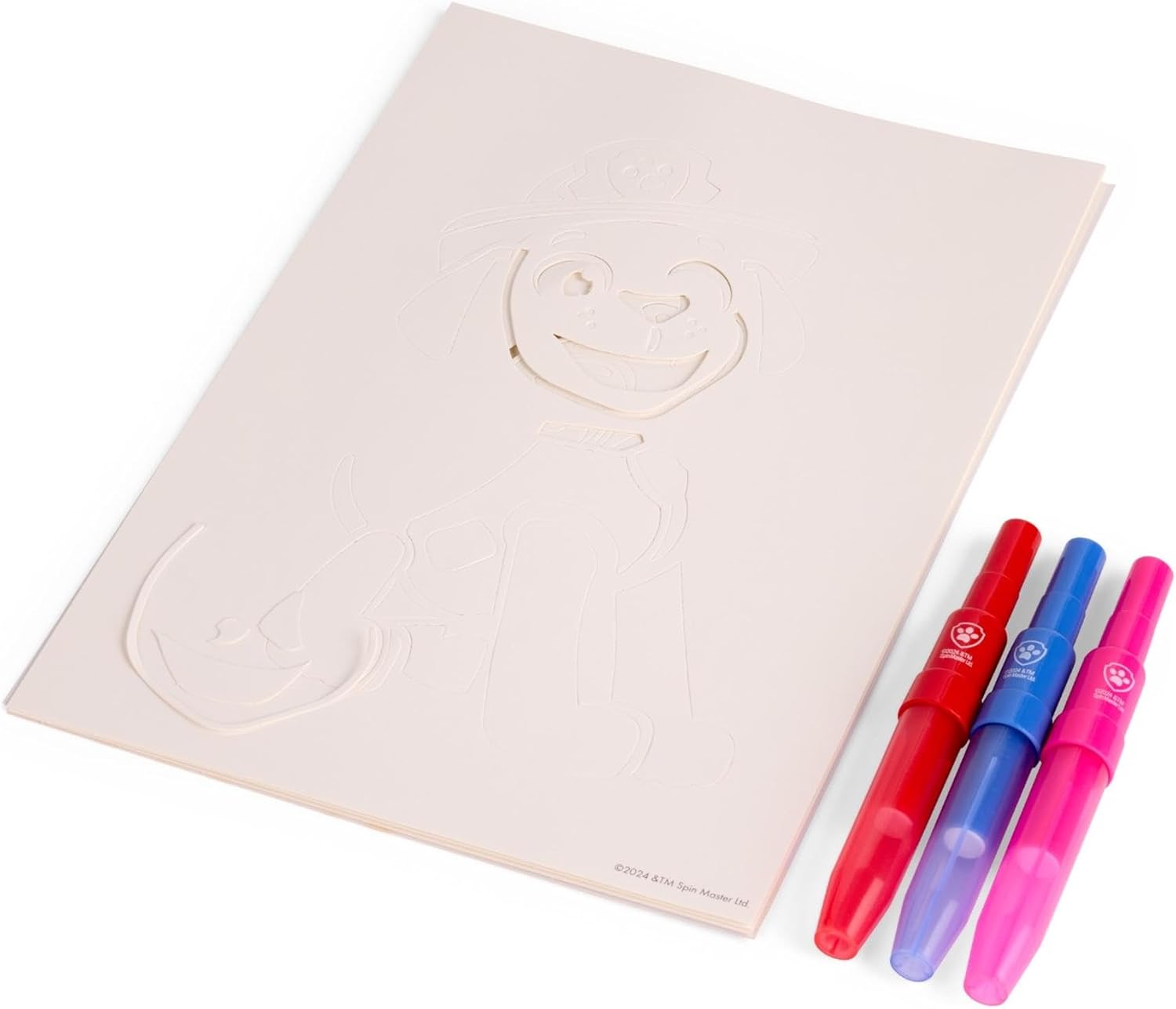 Paw Patrol – Set di matite spray A4 Enveloppe – Matite per bambini – Set da colorare con matite colorate e pagine da colorare (PW23363