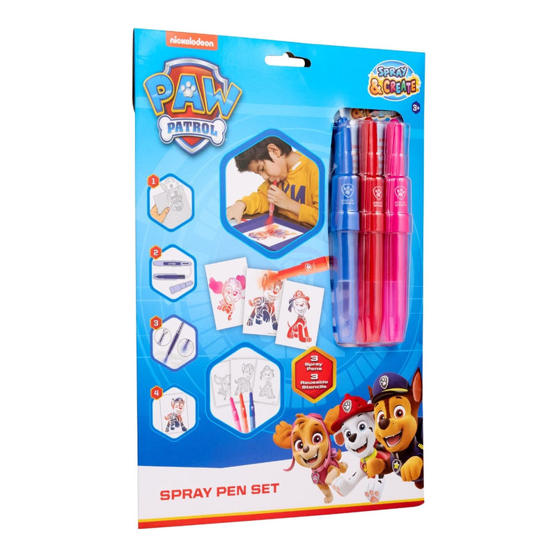 Paw Patrol – Set di matite spray A4 Enveloppe – Matite per bambini – Set da colorare con matite colorate e pagine da colorare (PW23363