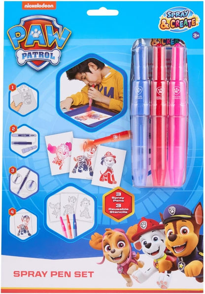 Paw Patrol – Set di matite spray A4 Enveloppe – Matite per bambini – Set da colorare con matite colorate e pagine da colorare (PW23363