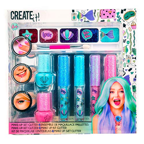 Create It! - Create it! Beauty Make-up Set Glitter 7dlg.