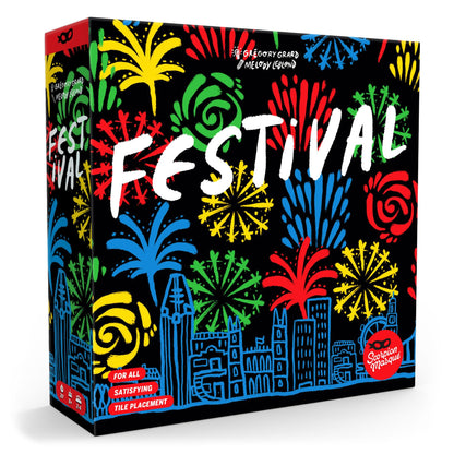 Festival | Fun Family Game for Kids and Adults | Ages 8+ | 2 to 4 Players | 20 Minutes