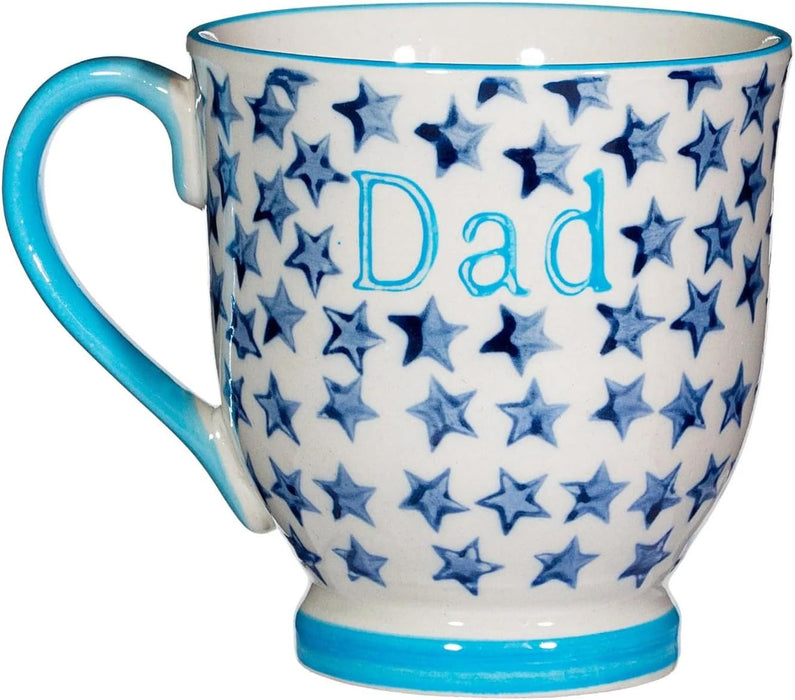 Sass & Belle Bohemian Stars Dad Mug Blue
