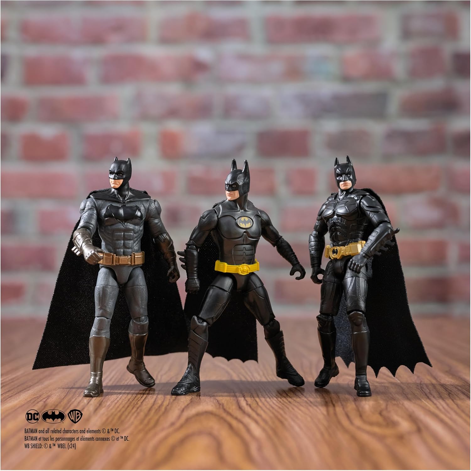 DC Batman 85th Anniversary - 3 Batman-actiefiguren van 10 cm - Batman Returns, The Dark Knight en Batman vs Superman - Limited Edition