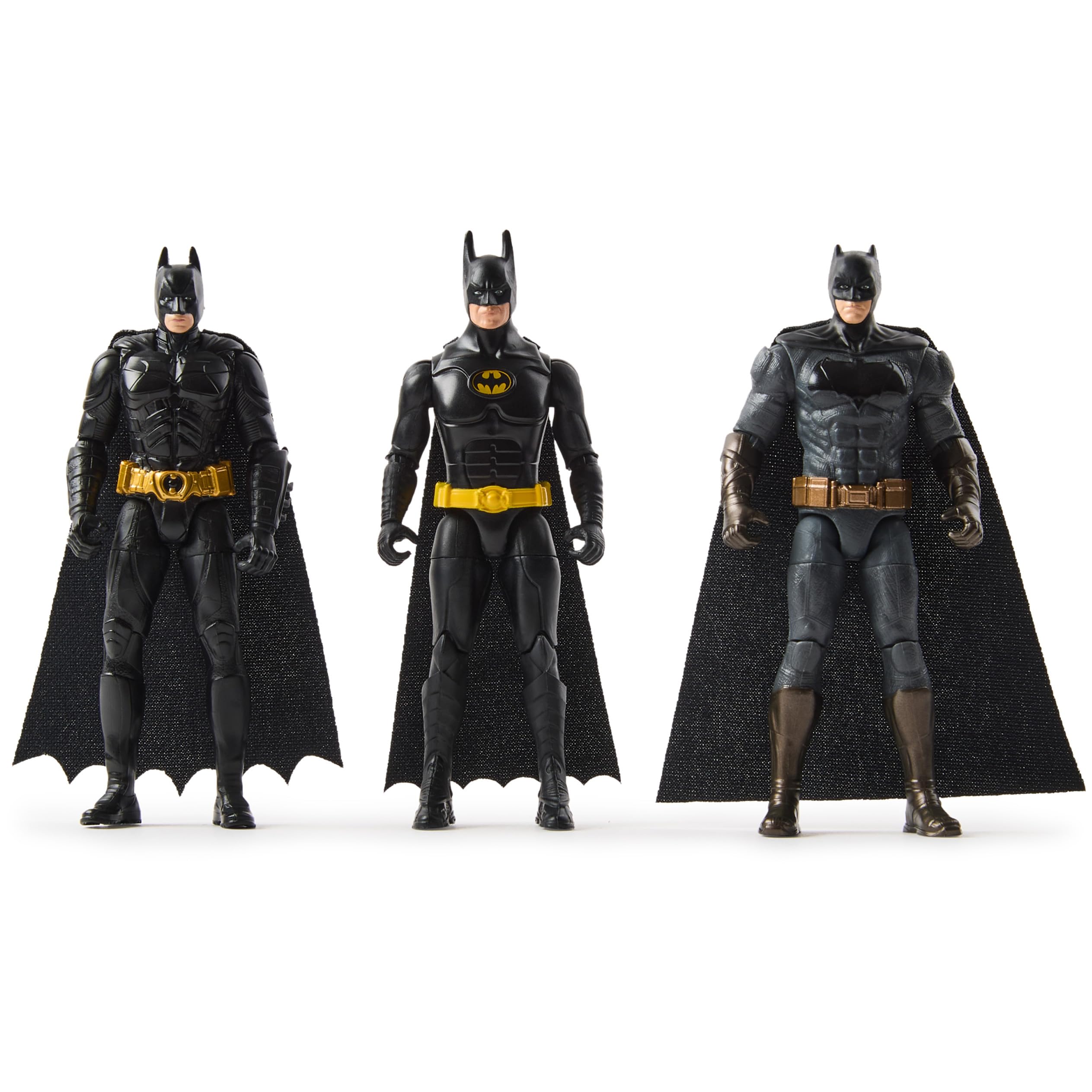 DC Batman 85th Anniversary - 3 Batman-actiefiguren van 10 cm - Batman Returns, The Dark Knight en Batman vs Superman - Limited Edition