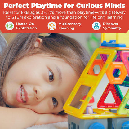 Magformers City Go magnetic construction set. Make Cars, Lorries, Trains and Trams.