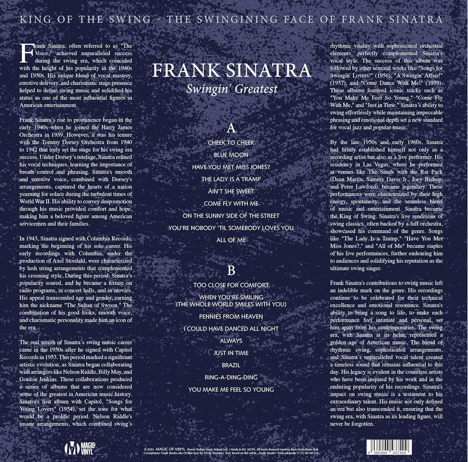 Frank Sinatra - Swingin’ Greatest - Limitiert r. Swirl