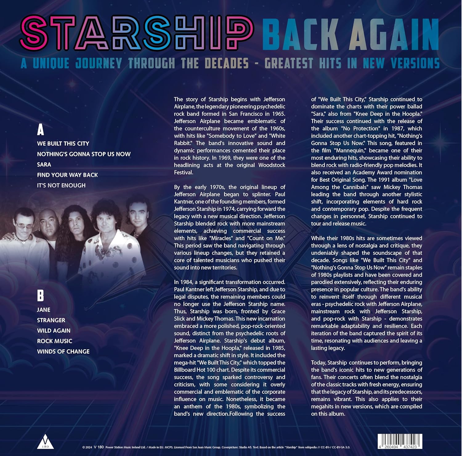 Starship - Back Again! Limitiert r. Swirl
