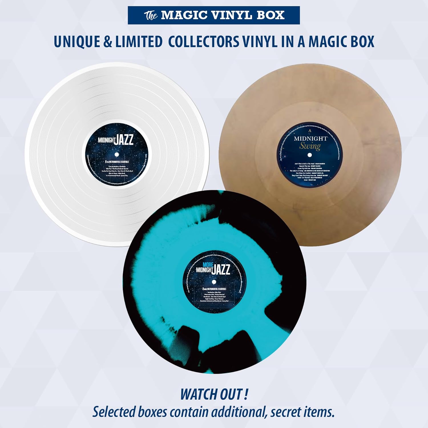 Midnight Jazz - Magic-V-Box schallplatten - einzigartig und limitiert - Top Geschenk!