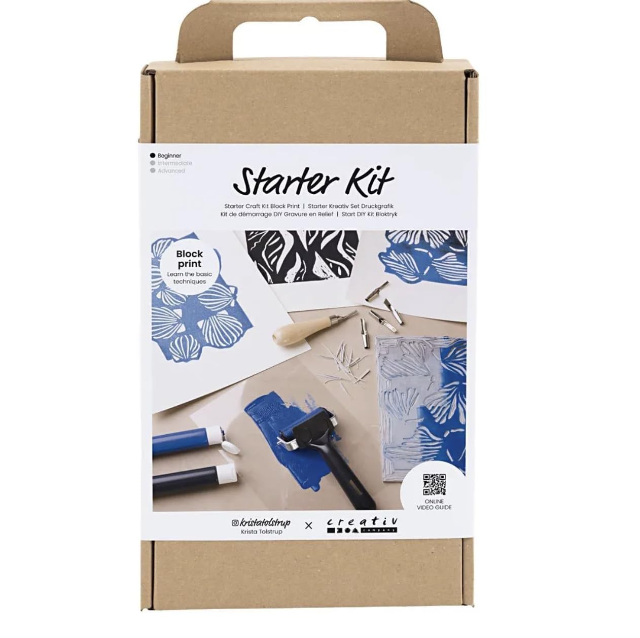Starter Craft Kit Block Print, 1 Pack, Mulricolour