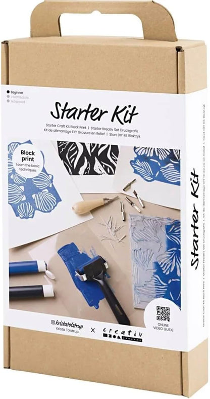 Starter Craft Kit Block Print, 1 Pack, Mulricolour