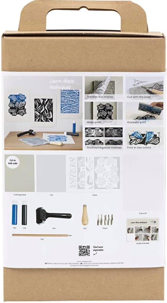 Starter Craft Kit Block Print, 1 Pack, Mulricolour
