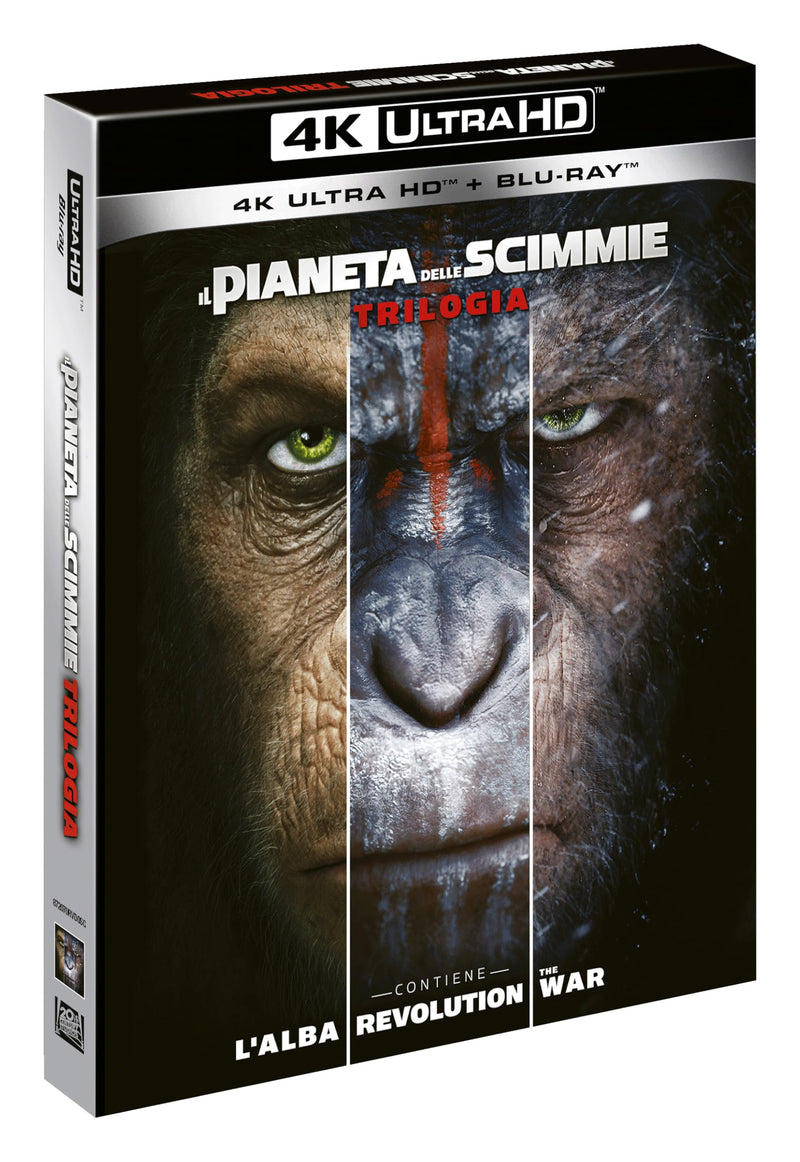 Cofanetto "Il Pianeta Delle Scimmie - Trilogia" (3 Film) - 4K
