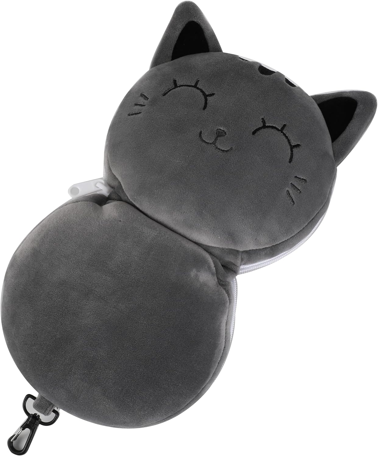 Itotal - Pillow With Sleep Mask - Grey Cat (Xl2529)