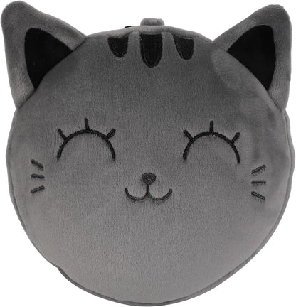 Itotal - Pillow With Sleep Mask - Grey Cat (Xl2529)