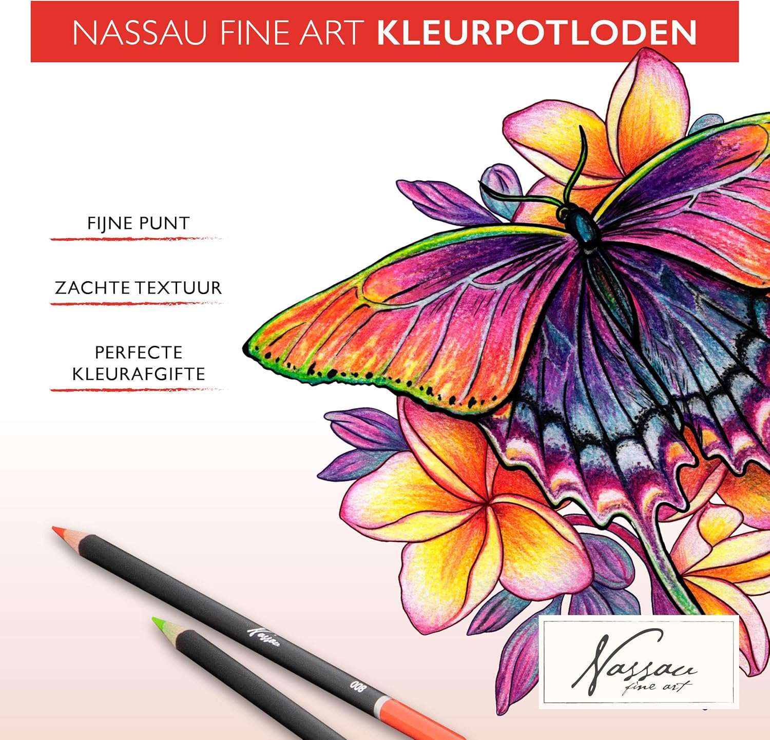 VAN NASSAU FINE ART Professionele 160-delige set kleurpotloden in een presentatiedoos van plaatstaal | houten stiften tekenset | hoogwaardige kleurpotloden | voor kinderen en volwassenen 160 pieces