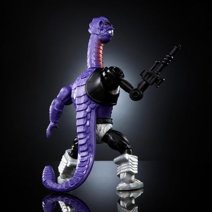 Masters of the Universe MOTU Origins Terroar, Figura de acción, villano alienígena de los Hombres Serpiente con 3 armas de brazo intercambiables, juguete regalo para niños y niñas +6 años, HYD34