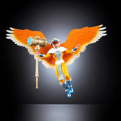 Masters of the Universe Origins Turtles of Grayskull Sorceress April O’Neil Action Figure Toy, 16 Articulations, Wings & Armor, TMNT MOTU Crossover, HTH19