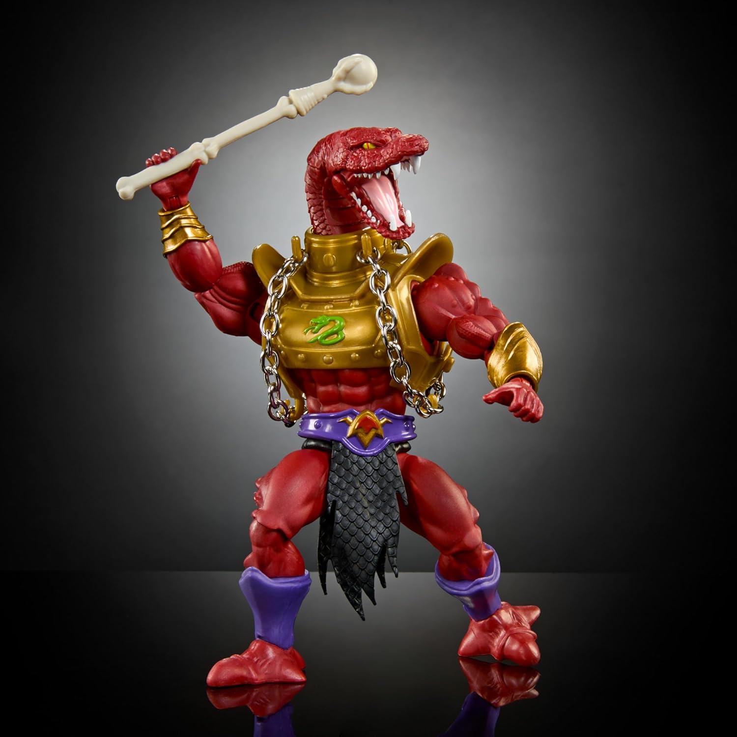 Masters of the Universe Origins Action Figure Vypor Collectible, 5.5 Inch MOTU Villain Snake Men Toy with 16 Posable Joints & Accessories, HYD42