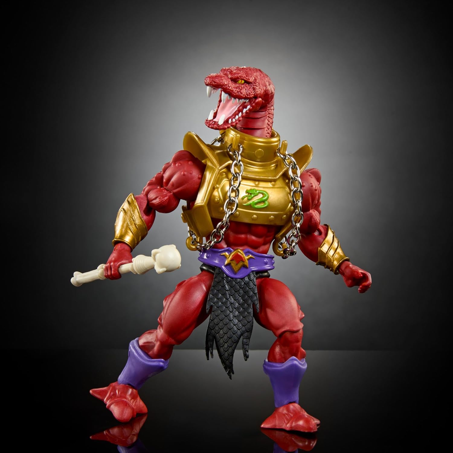 Masters of the Universe Origins Action Figure Vypor Collectible, 5.5 Inch MOTU Villain Snake Men Toy with 16 Posable Joints & Accessories, HYD42