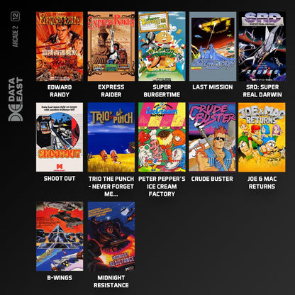 Evercade Data East Arcade 2 - Evercade