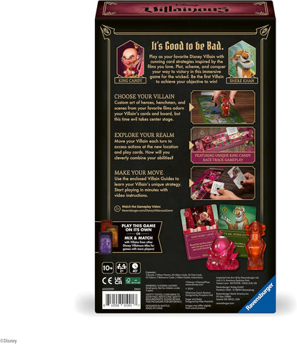Ravensburger 22994 Disney Villainous Sugar and Spite Immersive Strategy Board Game for Adults and Kids Age 10 Years Up-2 Players-Play as Stand-Alone or Expansion-2024, Multicolour, One Size
