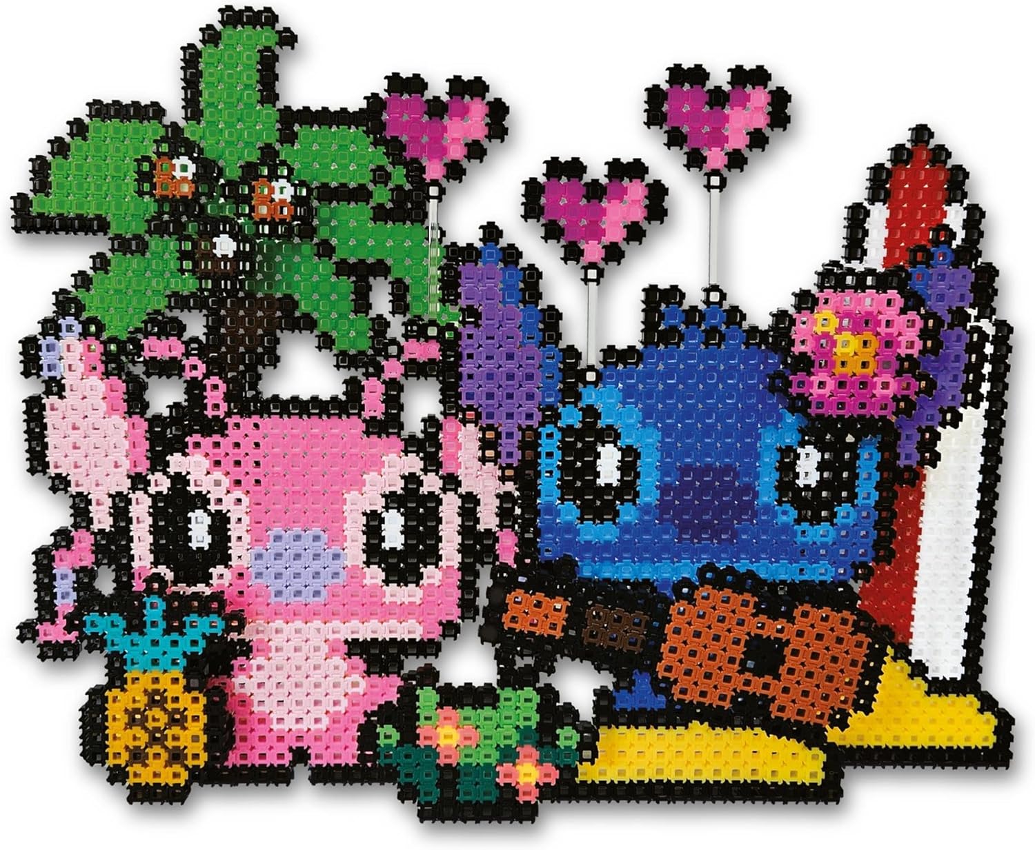 Simbrix Connect & Wow Stitch 2250+ Pixel Art Building Set, Mess-Free, 2D/3D, Ages 5+