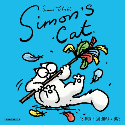 Willow Creek Press Compatible with Licensed Simon's Cat 2025 7" x 7" Mini Wall Calendar