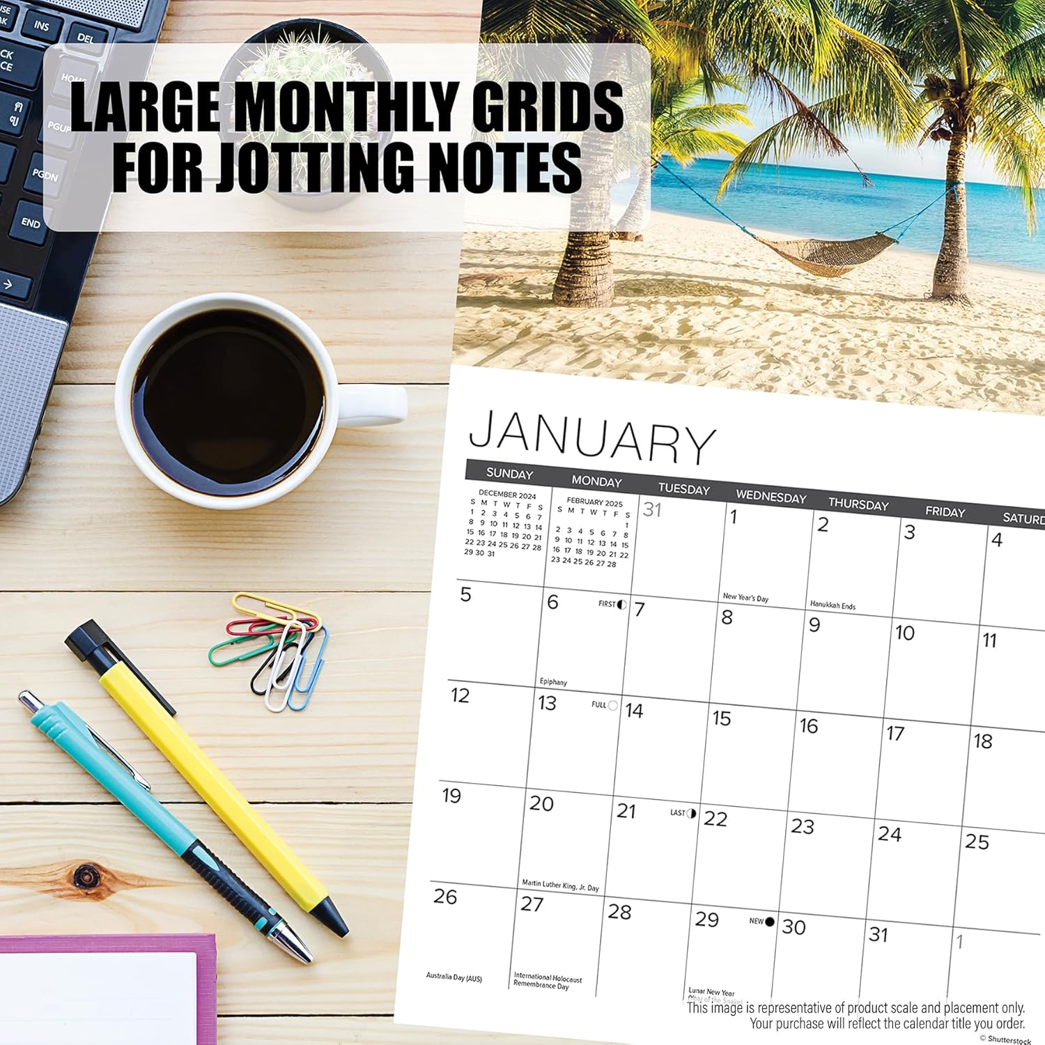 Willow Creek Press Compatible with Licensed Simon's Cat 2025 7" x 7" Mini Wall Calendar