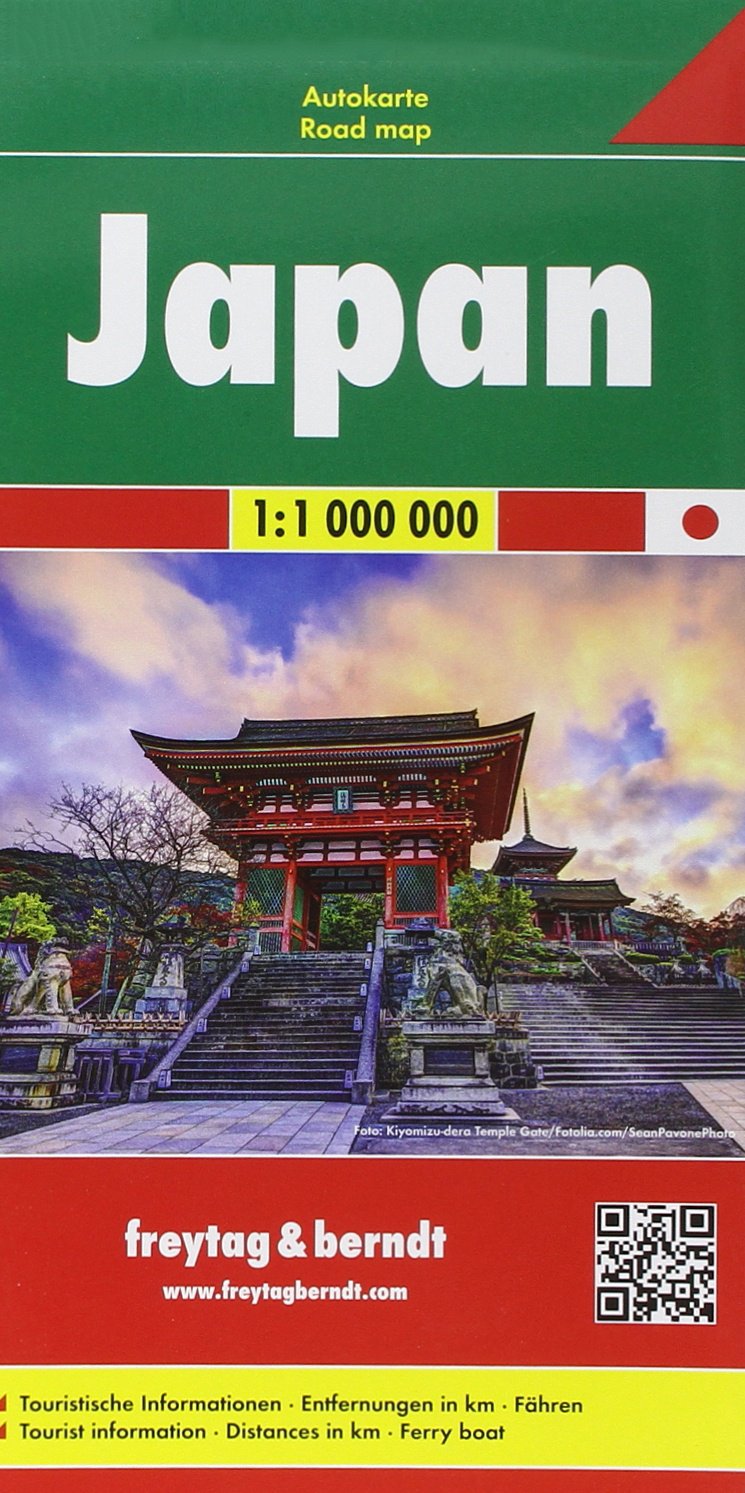 Japan Road Map 1:1 000 000