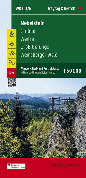 Nebelstein, Walking-, Bike- and Leisure map 1:50.000, freyta