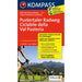 Kompass: Carta Cicloturistica Tour N. 7017. Ciclabile Della Val Pusteria-Pustertaler Radweg