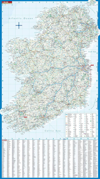Ireland, Irland, Borch Map