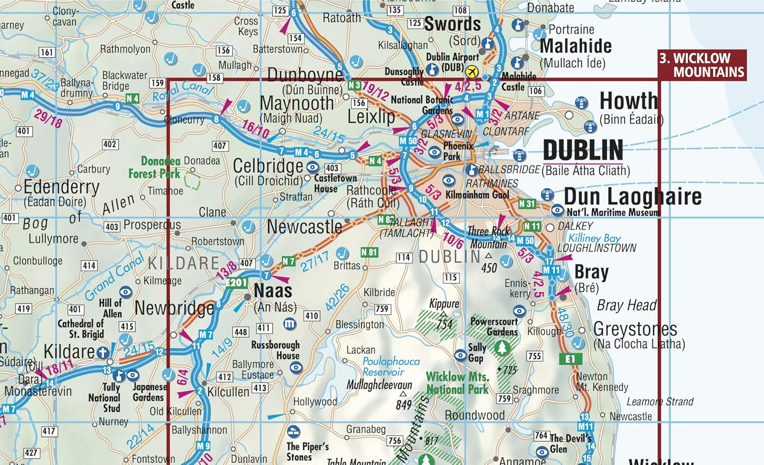 Ireland, Irland, Borch Map
