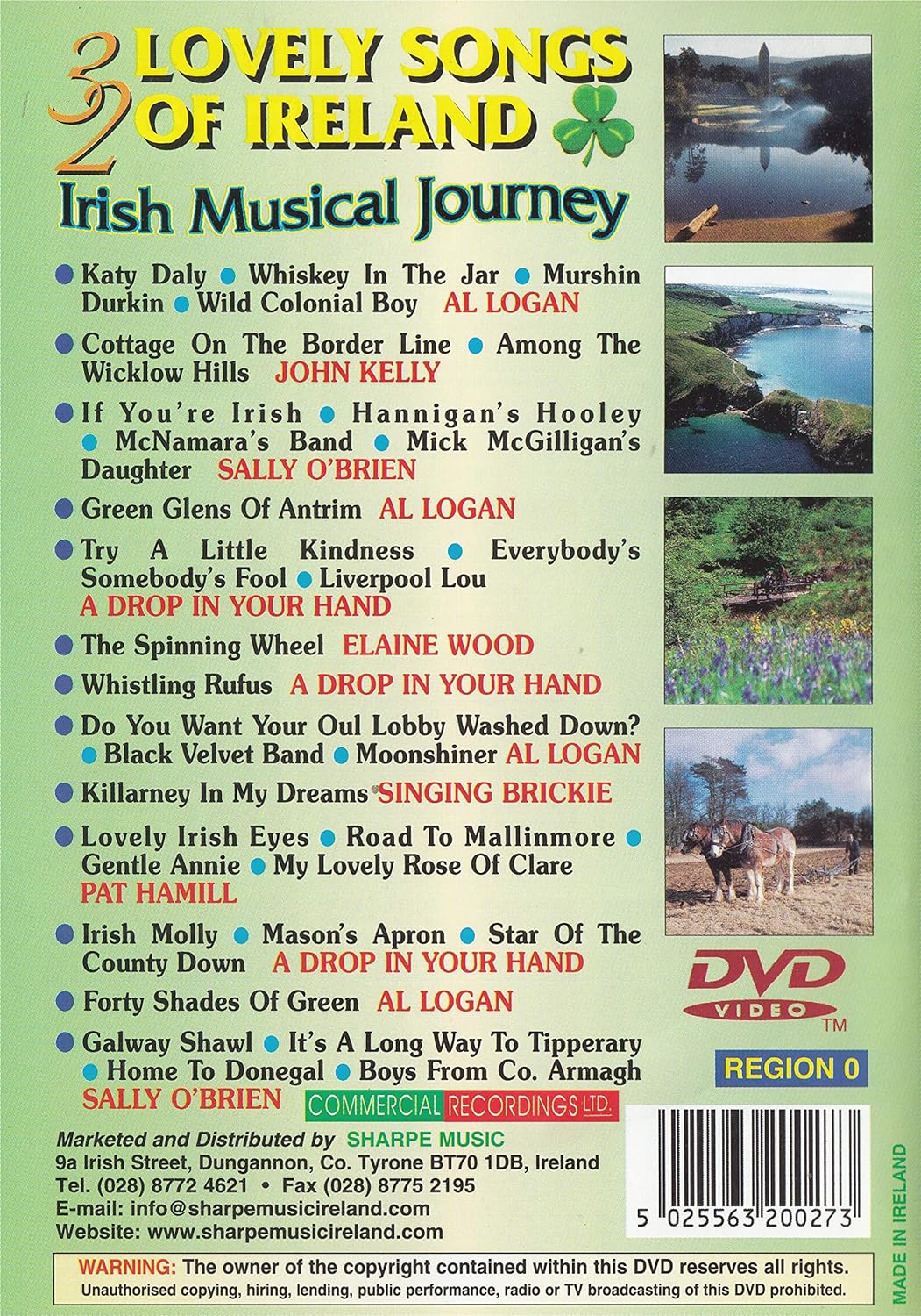 32 Songs From Ireland - Irish Musical Journey