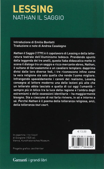 Nathan il Saggio. Testo tedesco a fronte