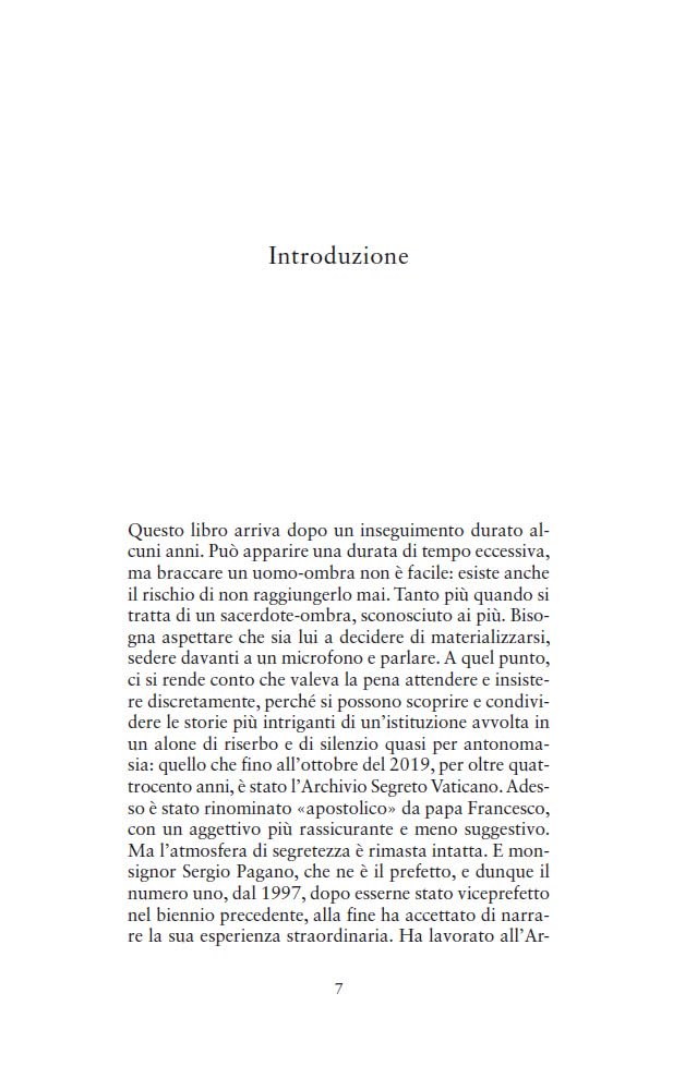 Massimo Franco / Sergio Pagano - Secretum. Papi, Guerre, Spie: I Misteri Dell`Archivio Vaticano Svelati Dal Prefetto Che Lo Guida Da Un Quarto Di Seco