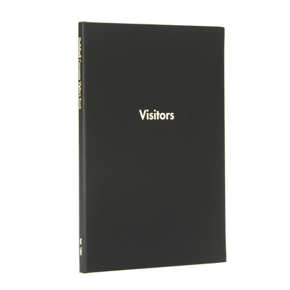 Exacompta - Ref T253Z - Guildhall - Company Visitors Book, 298 x 210mm, Traditionally Sewn, GDPR-approved, Pre-Printed Headings for Date, Time In & Time Out