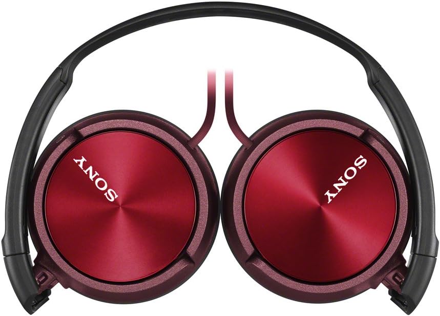 Sony MDR-ZX310AP Foldable Headphones with Smartphone Mic and Control - Metallic