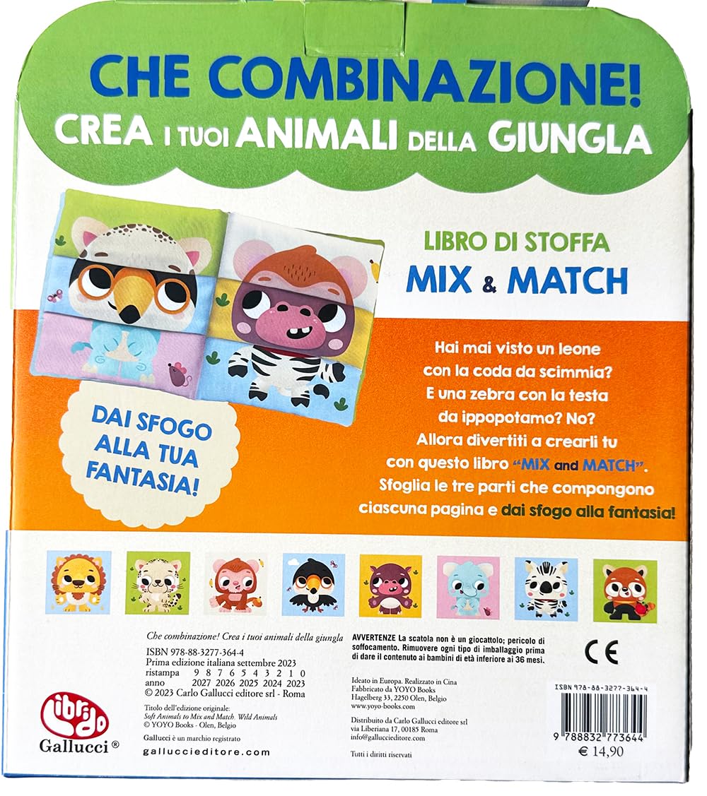 Crea I Tuoi Animali Della Giungla. Che Combinazione! Ediz. A Colori