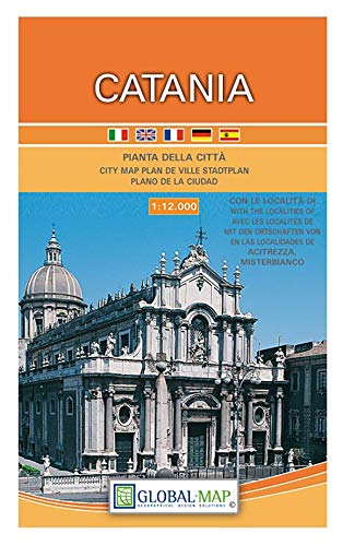 Catania. Pianta della città 1:12.000 (cm 110x67