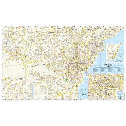 Catania. Pianta della città 1:12.000 (cm 110x67
