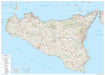 Sicilia. Carta stradale della regione 1:250.000 (carta murale plastificata stesa con aste cm 120x86