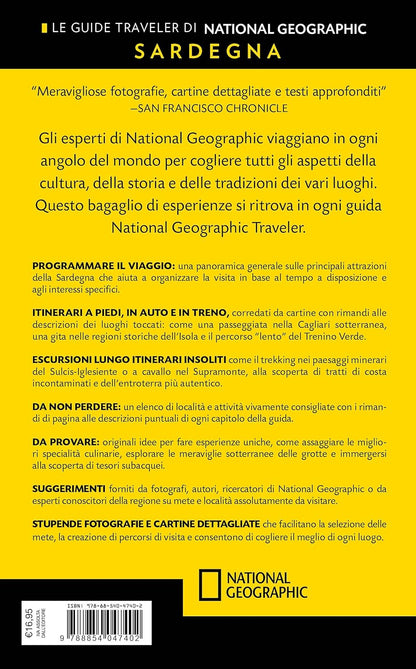 LE GUIDE TRAVELER DI NATIONAL GEOGRAPHIC - Sardegna | Guida Turistica Dettagliata con Carta Geografica Ripiegata | Cultura, Storia, Itinerari